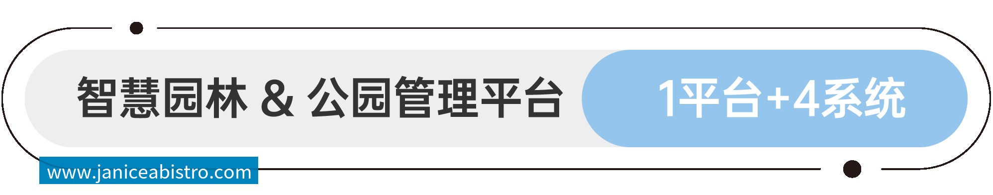 软件平台和应用系统 智慧园林&公园管理平台 1平台+4系统
